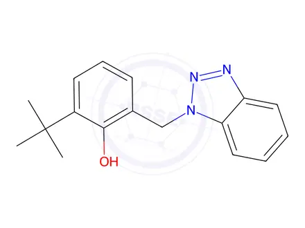 Chemical structure of 2-((1H-benzo[d][1,2,3]triazol-1-yl)methyl)-6-(tert-butyl)phenol