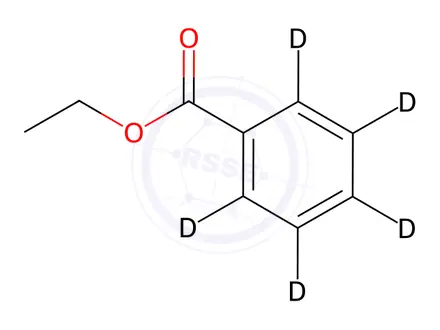 Chemical structure of Benzoyl Peroxide Impurity 3-d5 (Benzoyl Peroxide EP Impurity C-d5)