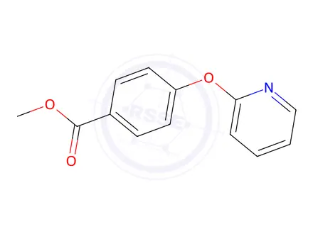 Chemical structure of METHYL 4-(PYRIDIN-2-YLOXY)BENZOATE