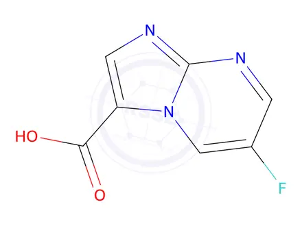 Chemical structure of 6-Fluoroimidazo[1,2-a]pyrimidine-3-carboxylic acid