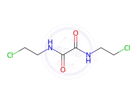 Chemical structure of N,N'-bis(2-Chloroethyl)oxamide
