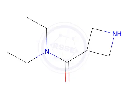 Chemical structure of n,n-diethylazetidine-3-carboxamide