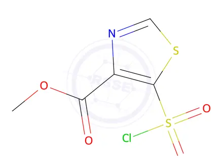 Chemical structure of Methyl 5-(Chlorosulfonyl)-1,3-thiazole-4-carboxylate