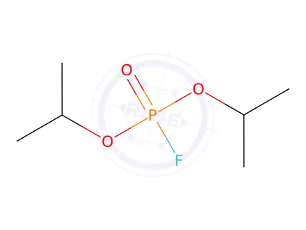 Chemical structure of Diisopropyl Fluorophosphate
