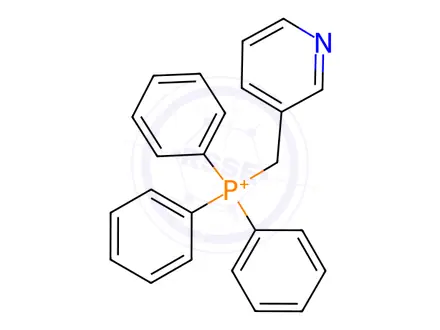Chemical structure of 3-PYRIDYLMETHYL-TRIPHENYL PHOSPHONIUM CHLORIDE HYDROCHLORIDE