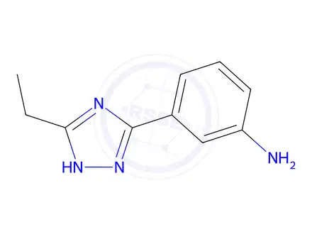 Chemical structure of 3-(5-ethyl-4H-1,2,4-triazol-3-yl)aniline