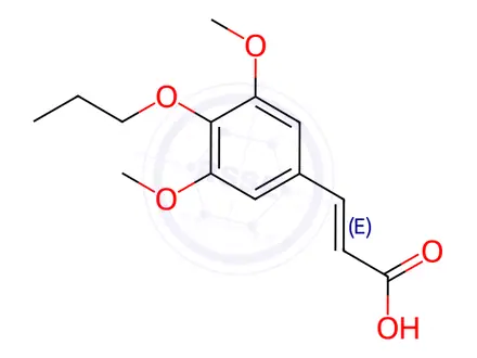 Chemical structure of Cinametic Acid Impurity 48