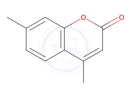 Chemical structure of 4,7-Dimethylcoumarin