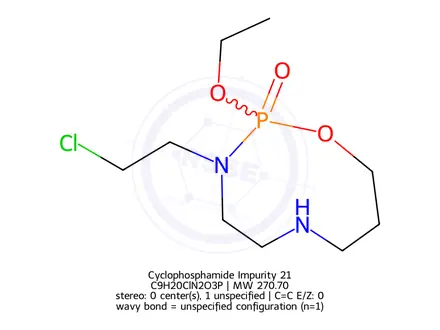 Chemical structure of Cyclophosphamide Impurity 89