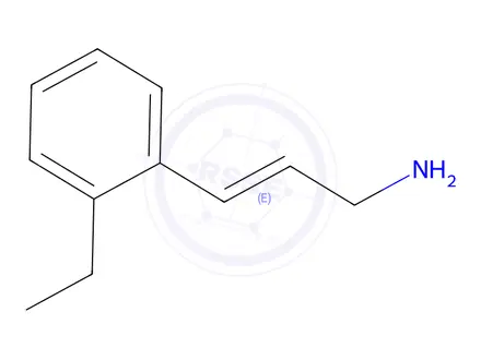 Chemical structure of 3-(2-Ethylphenyl)prop-2-en-1-amine