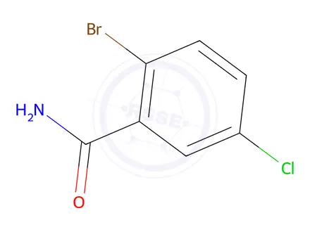 Chemical structure of 2-Bromo-5-chlorobenzamide