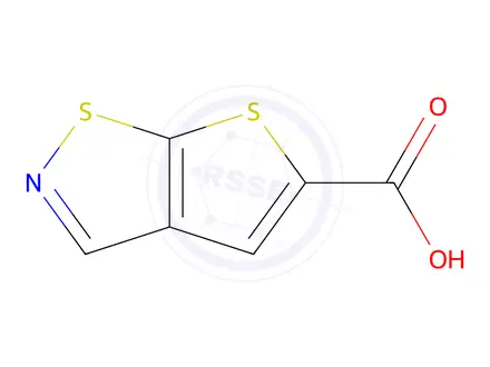 Chemical structure of Thieno[3,2-d]isothiazole-5-carboxylic acid