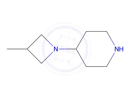 Chemical structure of 4-(3-Methylazetidin-1-yl)piperidine hydrochloride