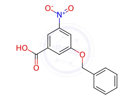 Chemical structure of 3-(Benzyloxy)-5-nitrobenzoic Acid