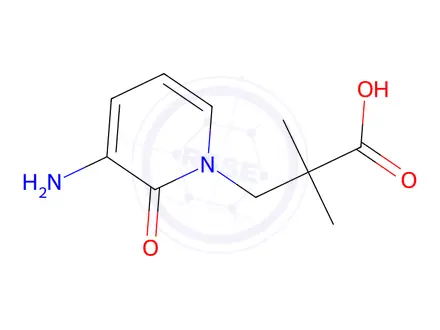 Chemical structure of 3-(3-Amino-2-oxopyridin-1(2h)-yl)-2,2-dimethylpropanoic acid