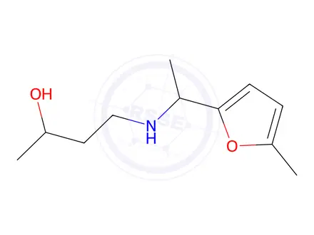 Chemical structure of 4-((1-(5-Methylfuran-2-yl)ethyl)amino)butan-2-ol