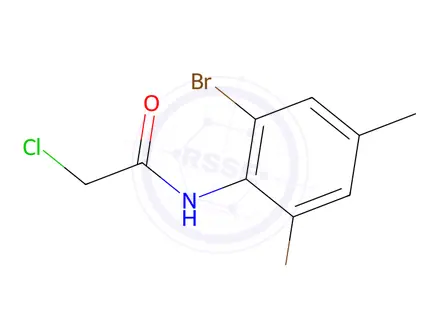 Chemical structure of 2-Chloro-n-(2,6-dibromo-4-methylphenyl)acetamide