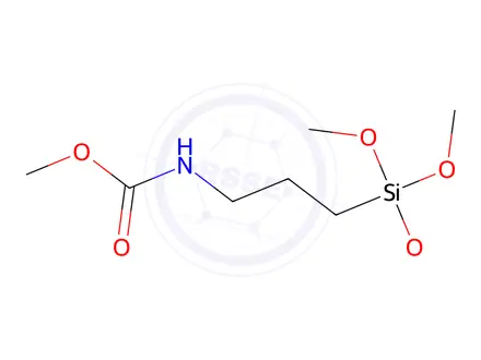 Chemical structure of METHYL [3-(TRIMETHOXYSILYL)PROPYL]CARBAMATE