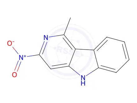 Chemical structure of 3-Nitro-1-methyl-5H-pyrido[4,3-b]indole
