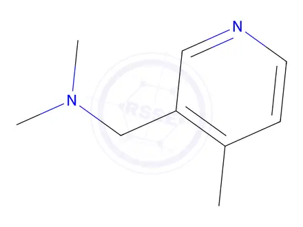 Chemical structure of 3-Pyridinemethanamine,N,N,4-trimethyl-(9CI)