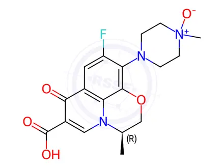 Chemical structure of Levofloxacin N-Oxide