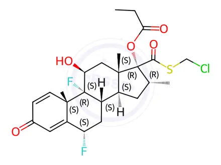 Chemical structure of Cloticasone Propionate
