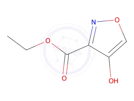 Chemical structure of Ethyl 4-hydroxyisoxazole-3-carboxylate