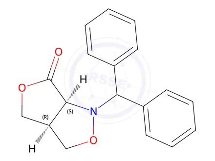 Chemical structure of Cis-1-benzhydryltetrahydrofuro[3,4-c]isoxazol-6(3H)-one