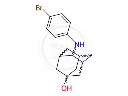 Chemical structure of Bromantane Impurity 2