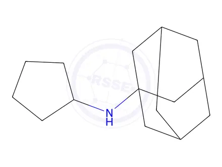Chemical structure of adamantylcyclopentanamine