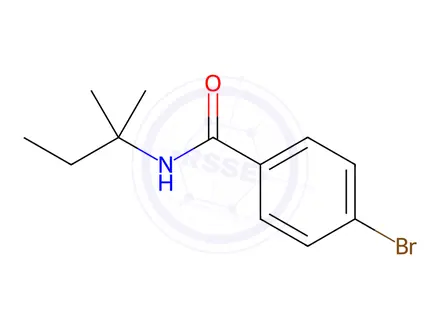 Chemical structure of 4-Bromo-N-(tert-pentyl)benzamide