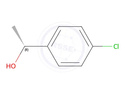 Chemical structure of (R)-4-Chloro-alpha-methylbenzyl Alcohol