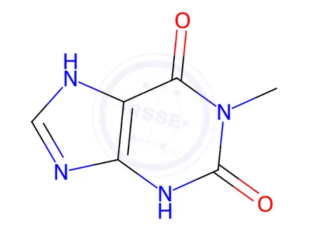 Chemical structure of 1-Methyl Xanthine