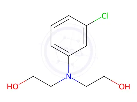 Chemical structure of N,N-Bis(2-Hydroxyethyl)-3-chloroaniline
