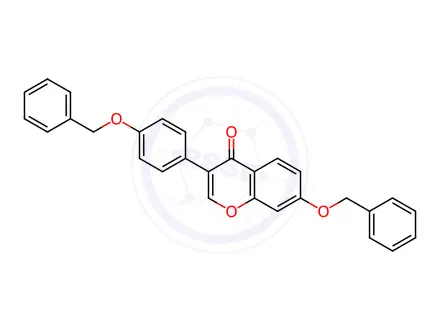 Chemical structure of 7,4’-Dibenzyl Daidzein