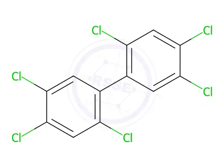 Chemical structure of PCB 153