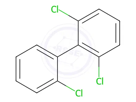 Chemical structure of PCB No. 19