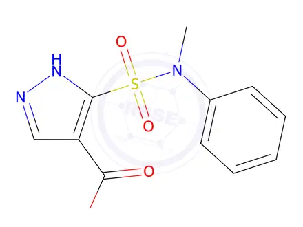 Chemical structure of 3-(N-Methyl-N-phenylsulfamoyl)-1H-pyrazole-4-carboxylic acid
