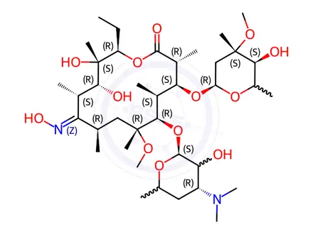 Chemical structure of Clarithromycin Impurity L