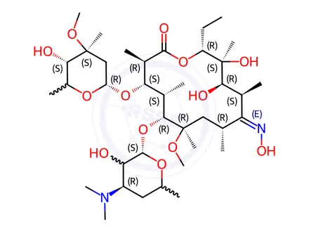 Chemical structure of Clarithromycin EP Impurity C