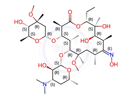 Chemical structure of Clarithromycin 9-Oxime(E/Z mixture)