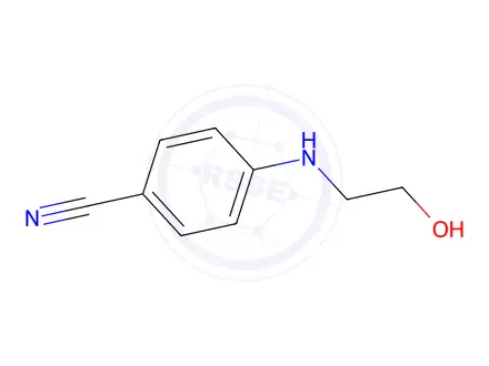 Chemical structure of 4-[(2-hydroxyethyl)amino]benzonitrile
