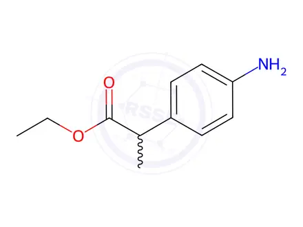 Chemical structure of ethyl 2-(4-aminophenyl)propionate