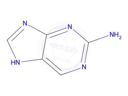 Chemical structure of 2-Aminopurine