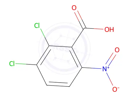 Chemical structure of 2,3-DICHLORO-6-NITROBENZOIC ACID