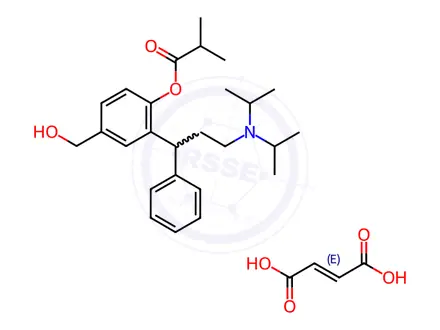 Chemical structure of rac Fesoterodine Fumarate