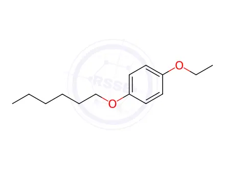 Chemical structure of 1-Ethoxy-4-hexyloxybenzene