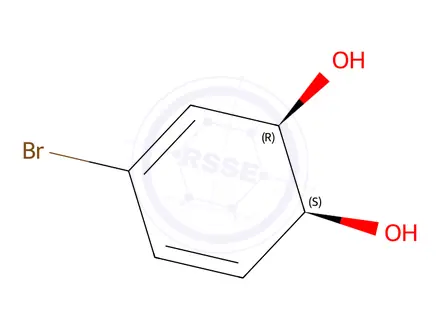 Chemical structure of (1S,2R)-4-Bromocyclohexa-3,5-diene-1,2-diol