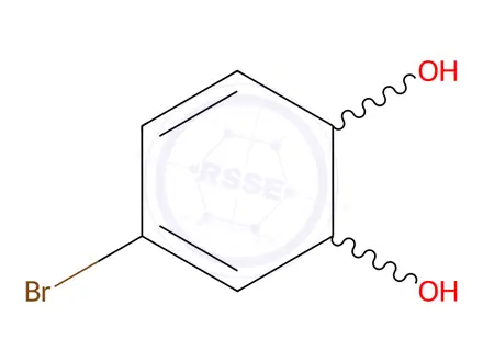 Chemical structure of 4-Bromocyclohexa-3,5-diene-1,2-diol