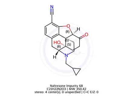 Chemical structure of Naltrexone Impurity 88